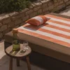 Drap de plage 100 x 200 cm pêche | PLACE RESERVEE