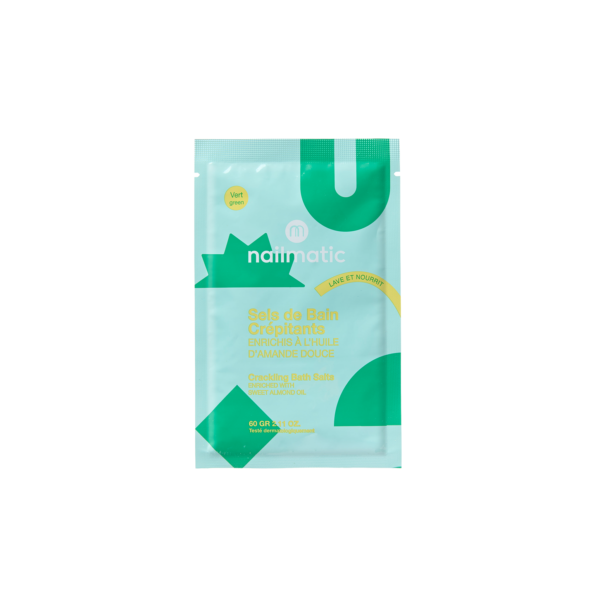sels-de-bain-crepitants-roses Sel De Bain Vert Crépitant Pomme 60 gr | Nailmatic