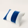 Coussin PLACE RESERVEE (Bleu Mykonos) Coussin Bleu Mykonos 30x40 Cm | Place Reservee