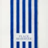 Drap De Plage Bleu Mykonos 100 x 200 cm | Place Reserve
