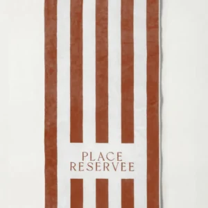 Draps De Plage Bronze 100x200 cm | Place Reservee