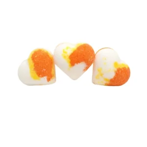 coeur-de-bain-effervescent-effluve-peche Coeurs Effervescent 85 Gr Parfum Pêche | Bomb Raw