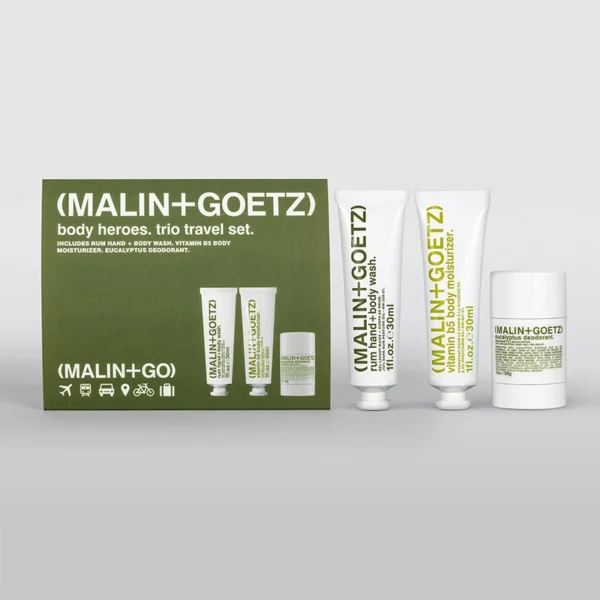 body heroes . trio travel set | MALIN + GOETZ