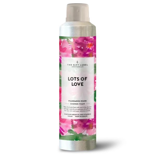 Shower Foam 200 Ml Lots Of Love | The Gift Label