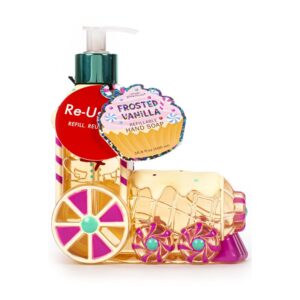 distributeur-de-savon-liquide-train Distributeur de Savon Liquide 500 Ml Senteur Frosted Vanilla | Tentation