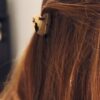 petite pince coeur écailles brun/beige | L'Escale des Sens
