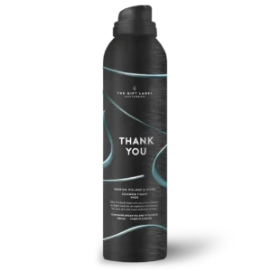 mousse de douche 200ml "thank you" | THE GIFT LABEL