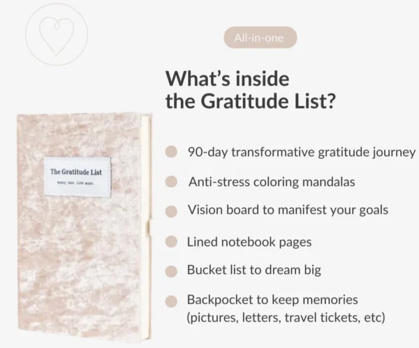 Champagne the gratitude list | CHAMPAGNE