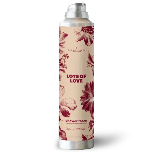 Showerfoam-LoteofLove mousse de douche 200ml "lots of love" | THE GIFT LABEL